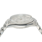 Rolex Datejust Silver Tapestry Dial Stainless Steel 36mm Automatic Men’s 16030