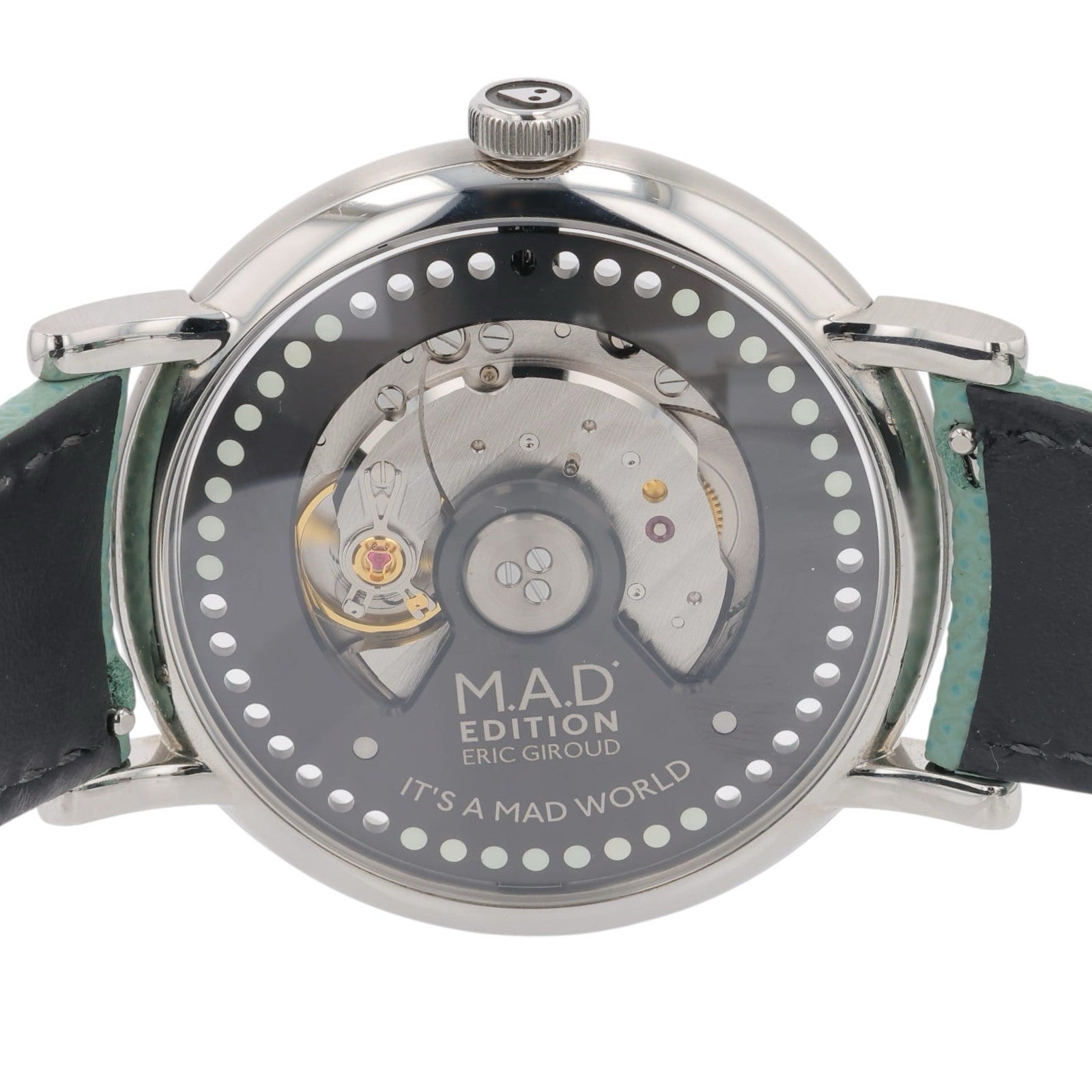 M.A.D. Editions Stainless Steel Green Dial 42mm Automatic Men’s Watch MAD2