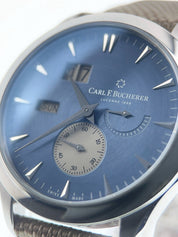 Carl F Bucherer Manero Stainless Steel Blue Dial 41.6mm Automatic Mens 10926.8