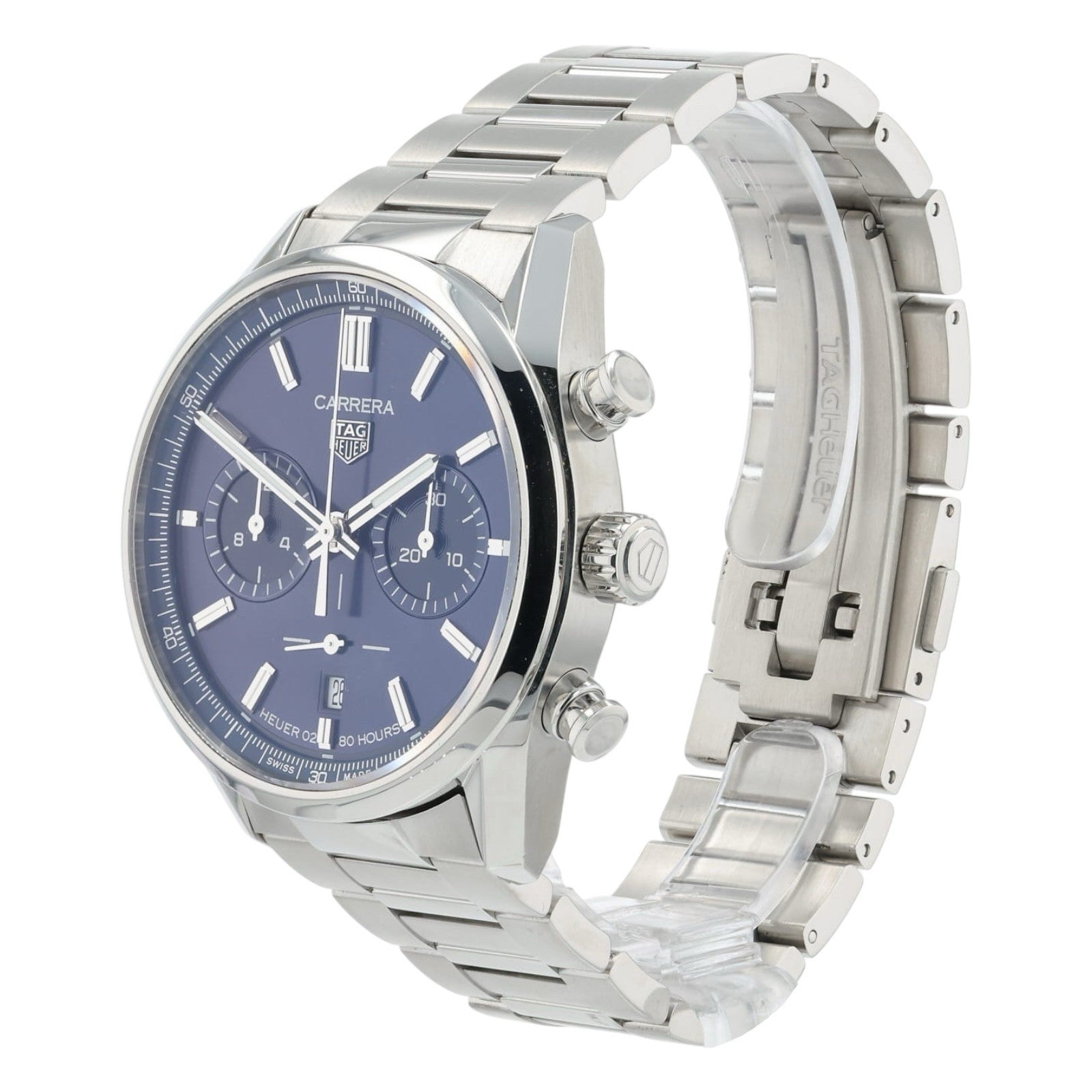 Tag Heuer Chronograph Blue Dial Stainless Steel 42mm Automatic Men’s CBN2011