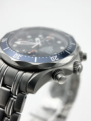 OMEGA Seamaster Titanium 2298.80 Chronograph Navy Dial Automatic Men's Watch