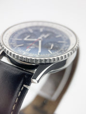 Breitling Navitimer Stainless Steel Blue Dial 43mm Automatic Men’s Watch AB0121