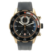 IWC Aquatimer 18k Rose Gold Black Dial 44mm Automatic Men's Watch IW376903