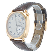 Vacheron Constantin 18k Rose Gold Silver Dial 40mm Manual Wind Mens Watch 82035