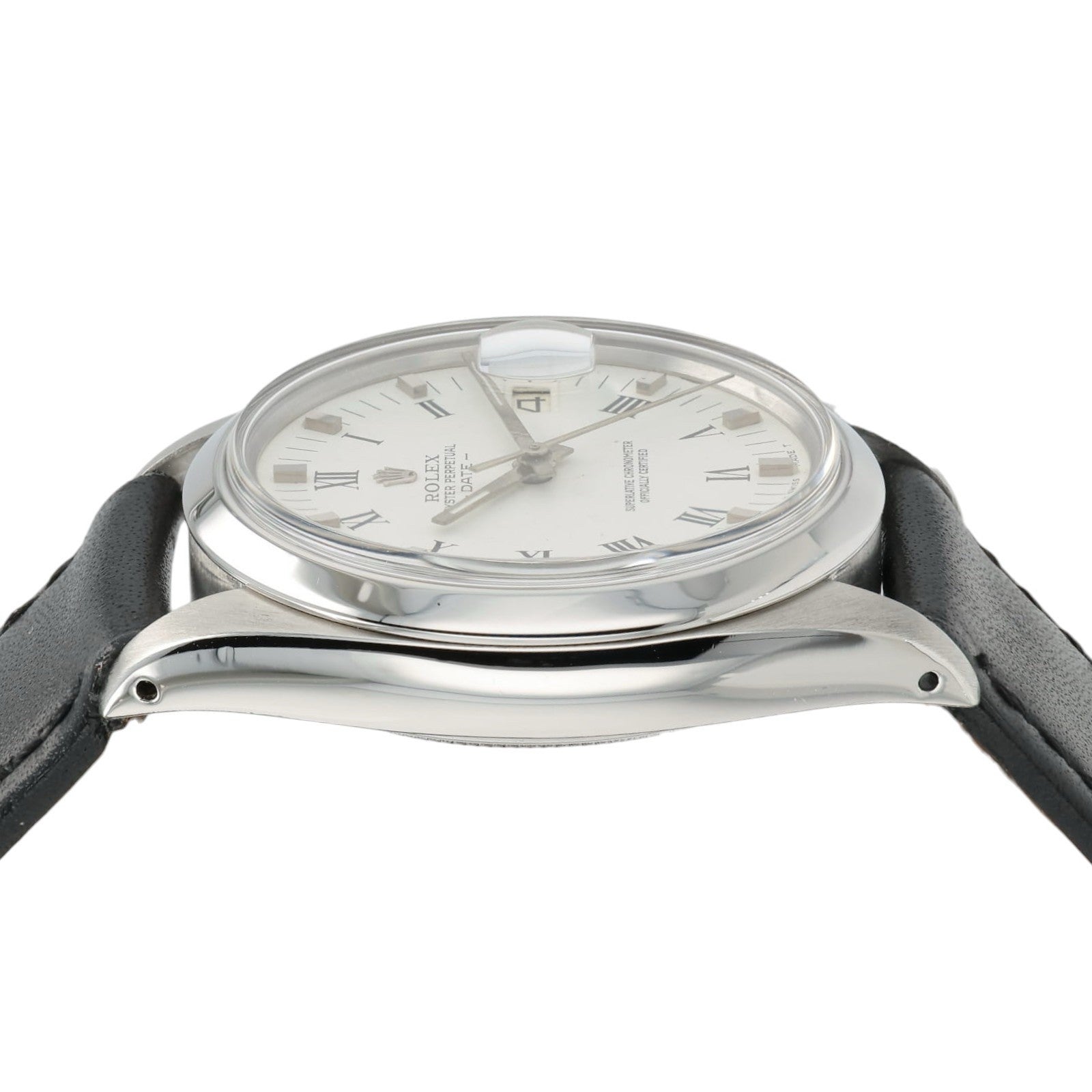 Rolex Date White Dial Stainless Steel 34mm Automatic Movement Mens Watch 1501