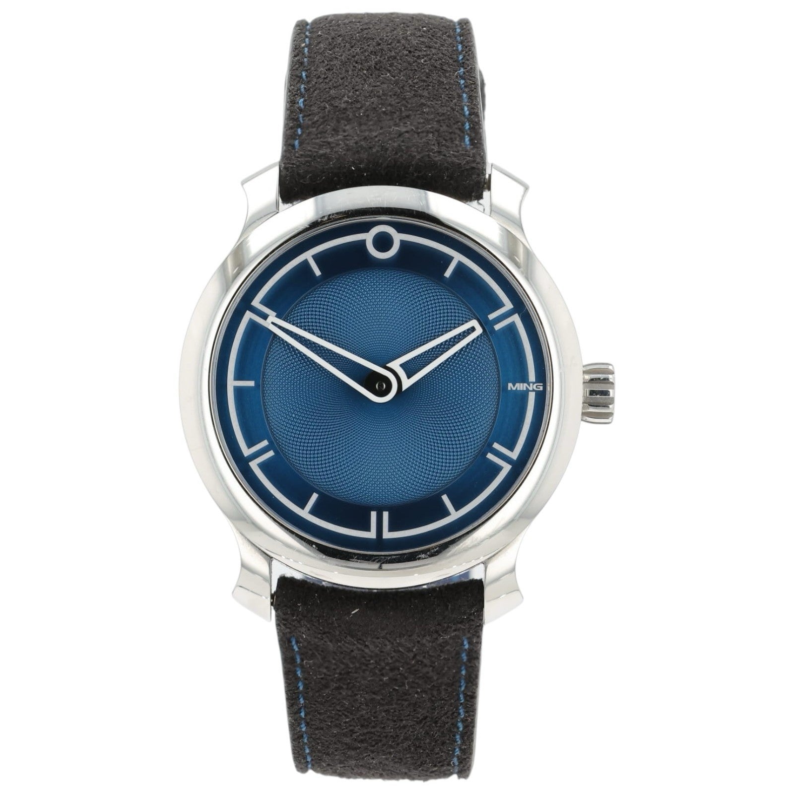 Ming Blue Dial Stainless Steel 38mm Automatic Movement Men’s Watch 17.09