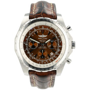 Breitling Bentley Brown Dial Stainless Steel 49mm Automatic Mens Watch A25363