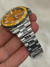 Shinola Monster Lake Huron 39mm Orange Dial Automatic Watch S0120484242