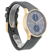 IWC Portugieser Chrono Gray Dial 18k Rose Gold 41mm Auto Men's Watch IW371610