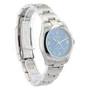 Rolex OP Blue Roman Blue Dial Stainless Steel 31mm Automatic Ladies Watch 177200