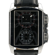 Chopard GMT Dual Time Black Dial Stainless Steel 38mm Automatic Men’s Watch 8468