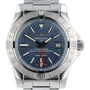 Breitling Avenger Blue MOP Dial 43mm Stainless Steel Automatic Mens Watch A32390