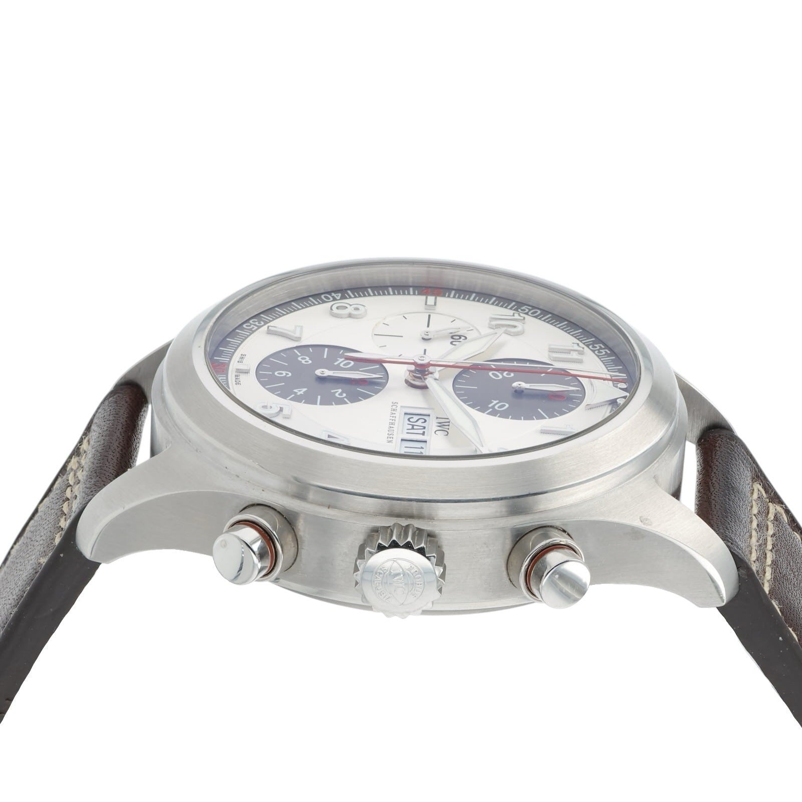 IWC Pilot Spitfire Silver Dial Stainless Steel 44mm Automatic Mens IW371806