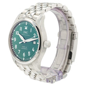 IWC Pilot Mark XX Green Dial Date Stainless Steel 40mm Auto Men's Watch IW328206