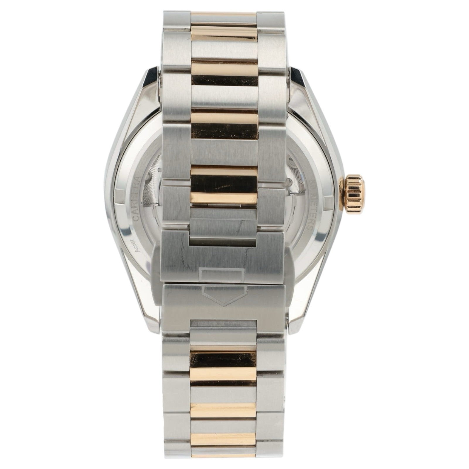 Tag Heuer Carrera MOP Dial 18k Rose Gold & Steel 36mm Automatic Unisex WBN2351