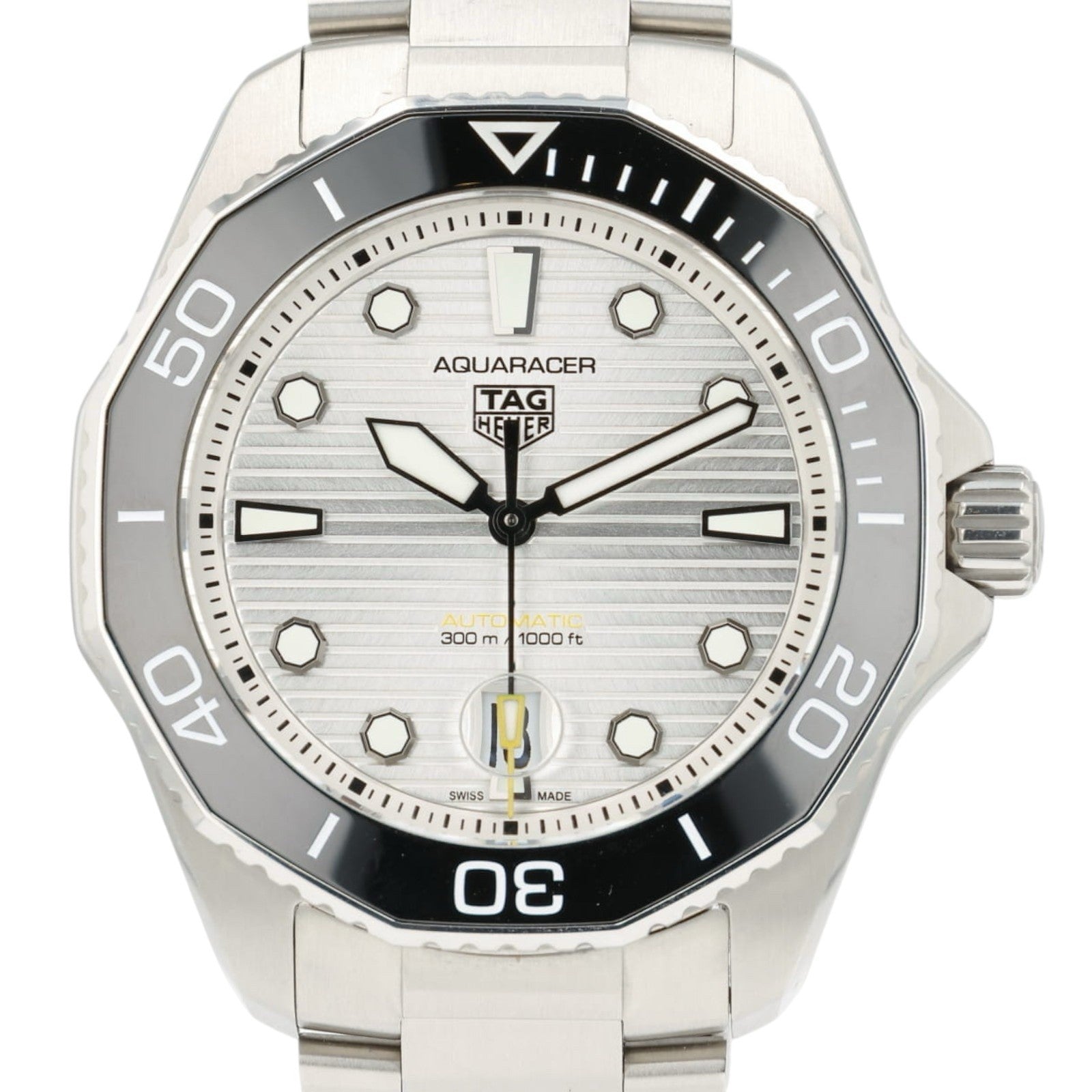 Tag Heuer Aquaracer Gray Dial Stainless Steel 43mm Automatic Mens Watch WBP201C