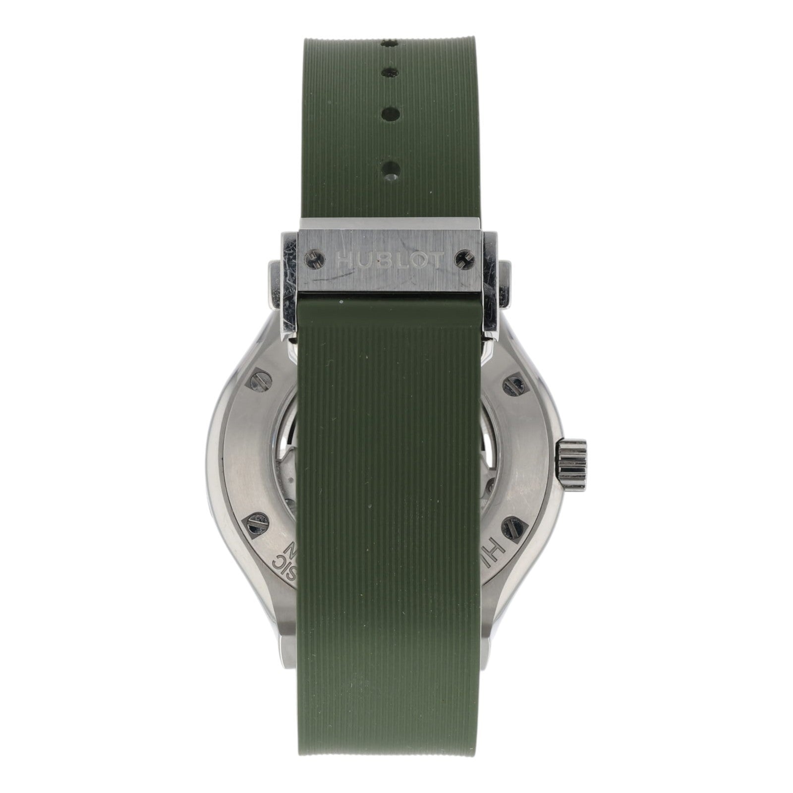 Hublot Classic Fusion Green Dial Titanium 38mm Auto Men's Watch - 565.NX.8970.LR