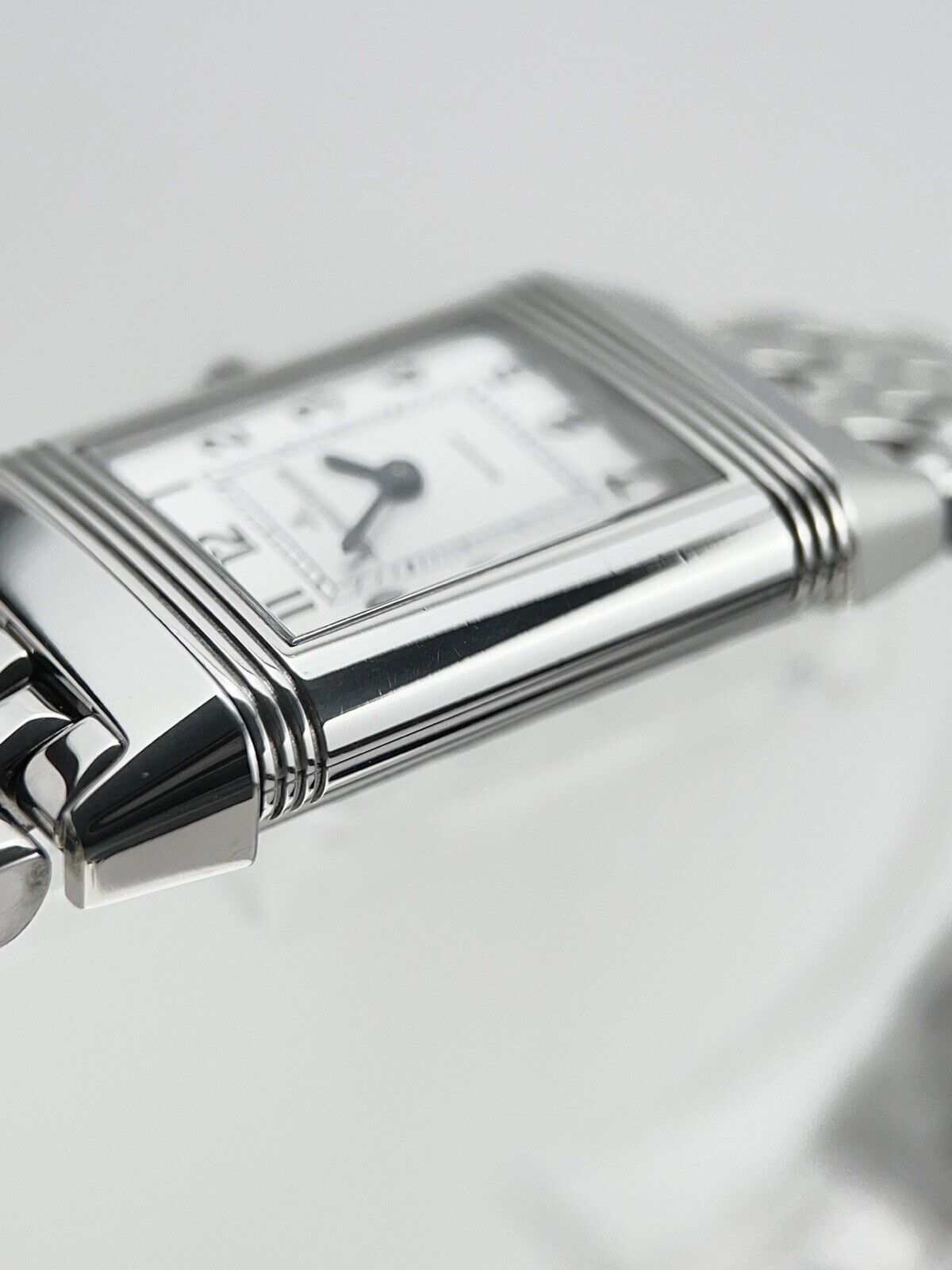 Jaeger LeCoultre Reverso Lady Steel Quartz Women's Watch 260.8.08