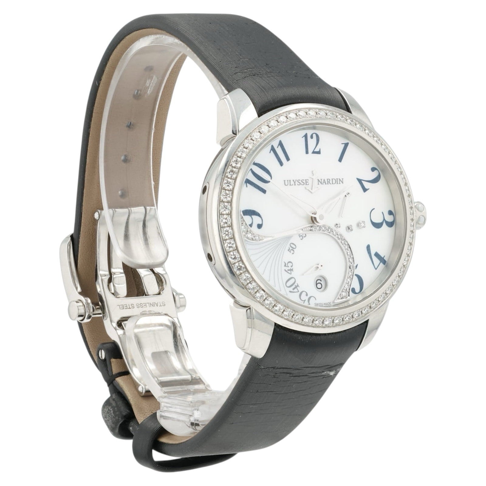 Ulysse Nardin Jade MOP Dial Stainless Steel 36x39mm Automatic Womens 3103-125