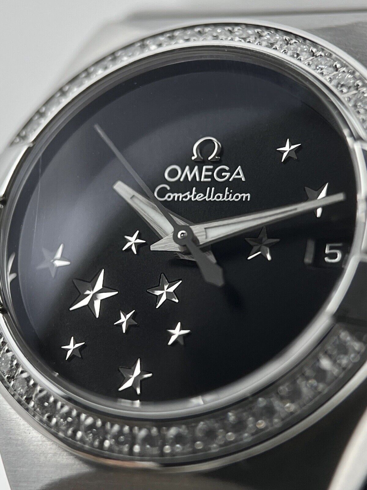 OMEGA Constellation 123.15.27.20.01.001 Dial Lady's Watch - Factory Diamonds