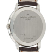Vacheron Constantin Patrimony 18k White Gold Silver Dial 40mm Manual Mens 81180