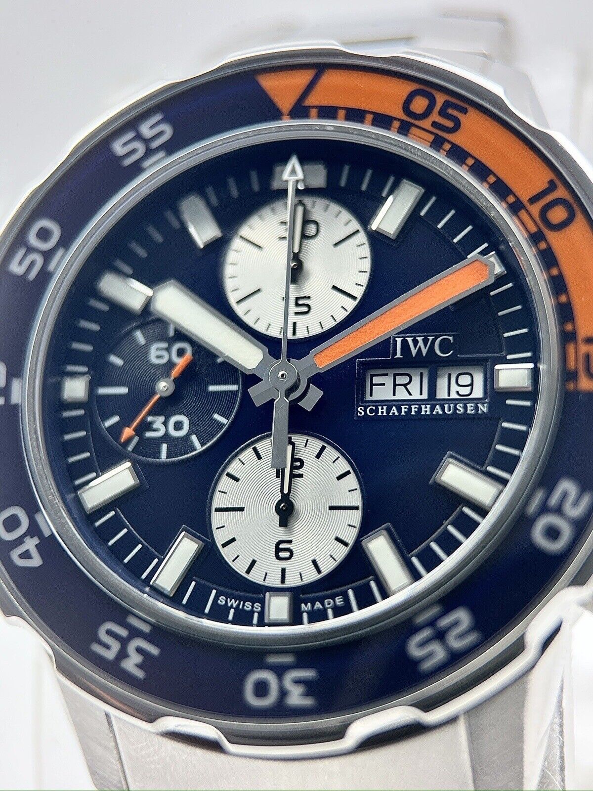 IWC Aquatimer Chronograph Stainless Steel Automatic Watch 42mm -  IW376703