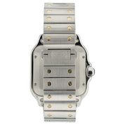 Cartier Santos Silver Dial Gold & Steel 39x47mm Automatic Men’s Watch W2SA0009