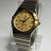 Omega Constellation Chronometer Automatic Two Tone Date 35mm Watch Cal. 1120