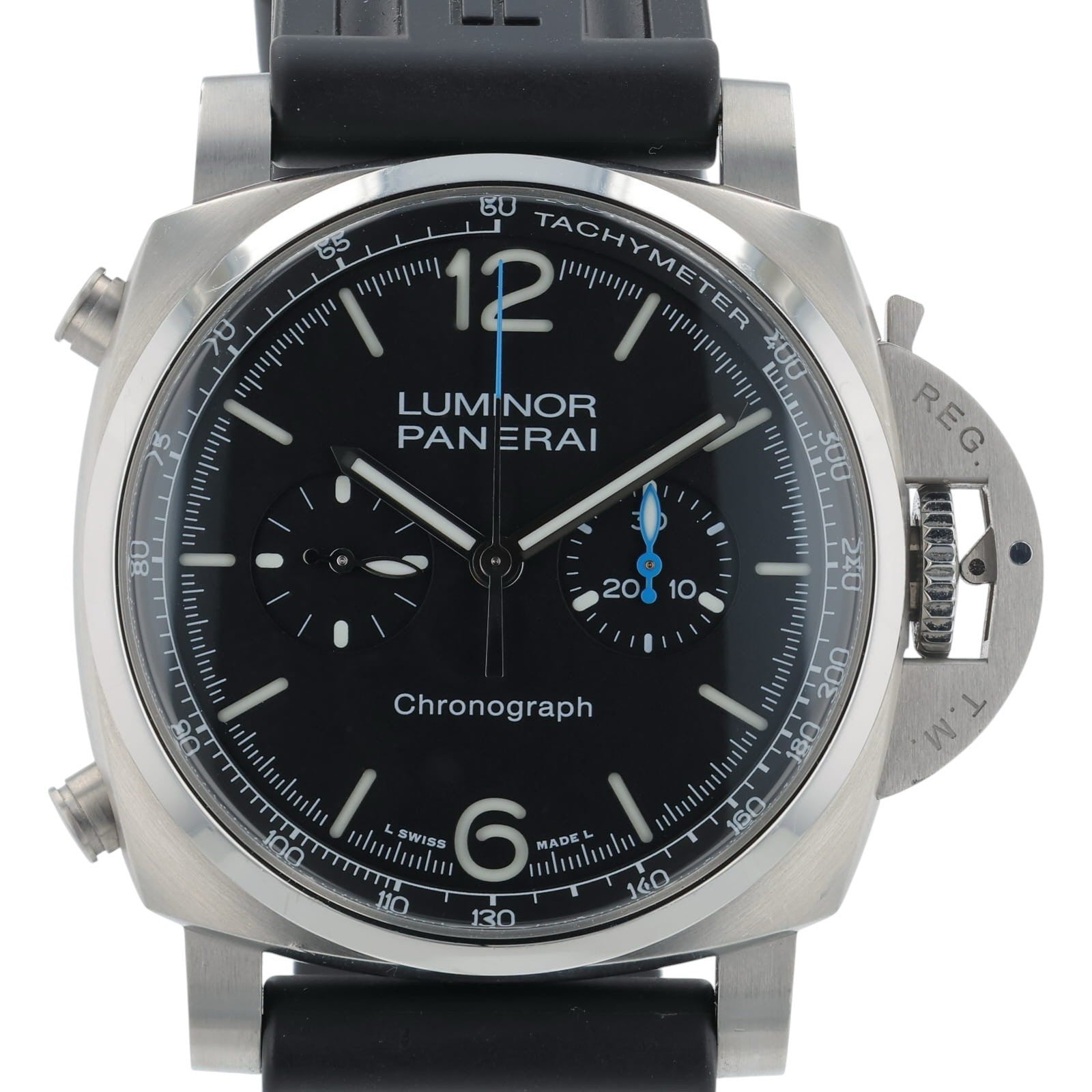Panerai Luminor Chrono Stainless Steel Black Dial 44mm Automatic Men’s PAM01109