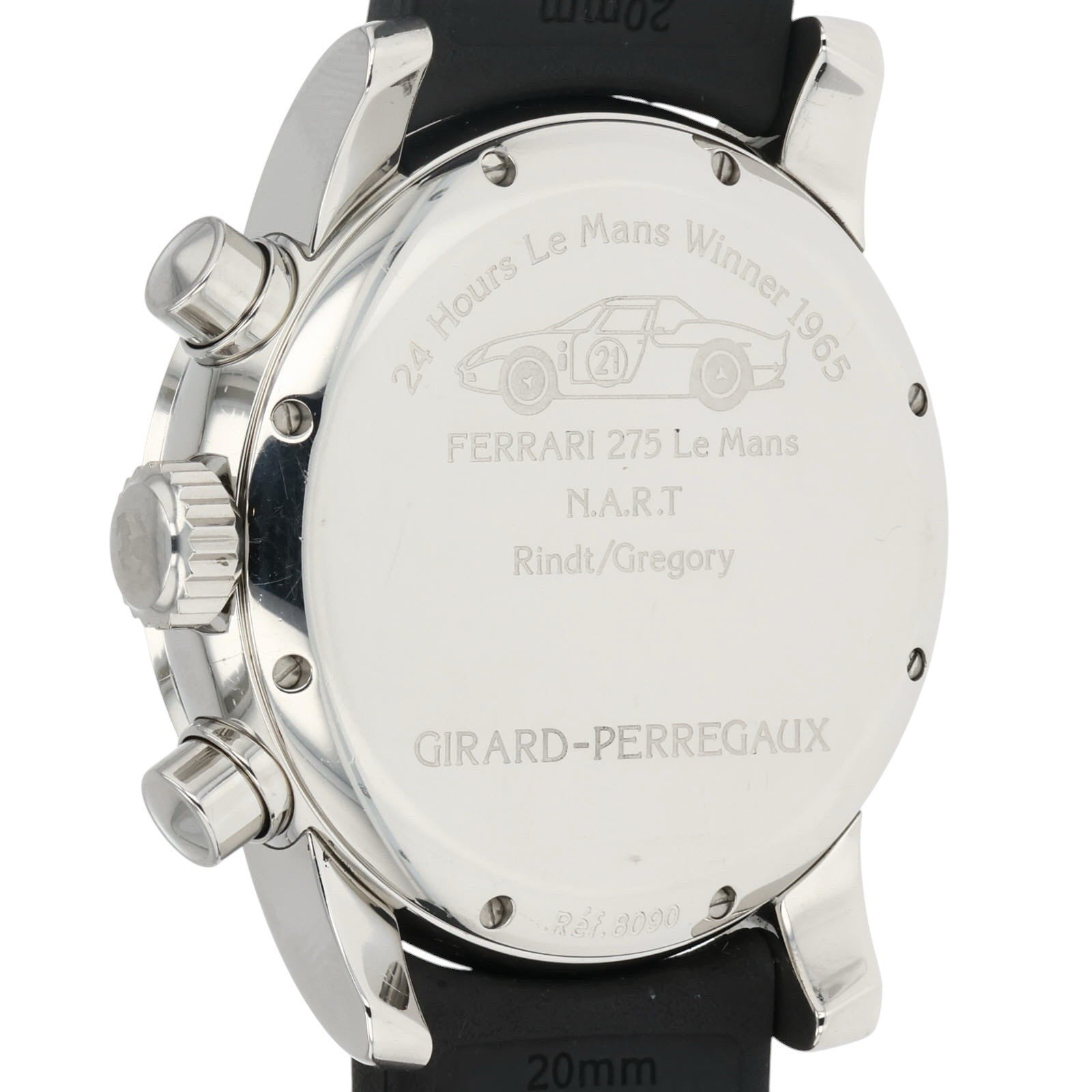 Girard Perregaux Ferrari Stainless Steel Grey Dial 40mm Automatic Men’s 8090