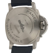 Panerai Submersible Black Dial Titanium 47mm Automatic Movement Mens PAM02305