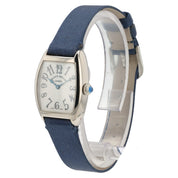 Franck Muller Cintre Curvex Silver Dial 18k White Gold 25mm Quartz Watch 2250QZ