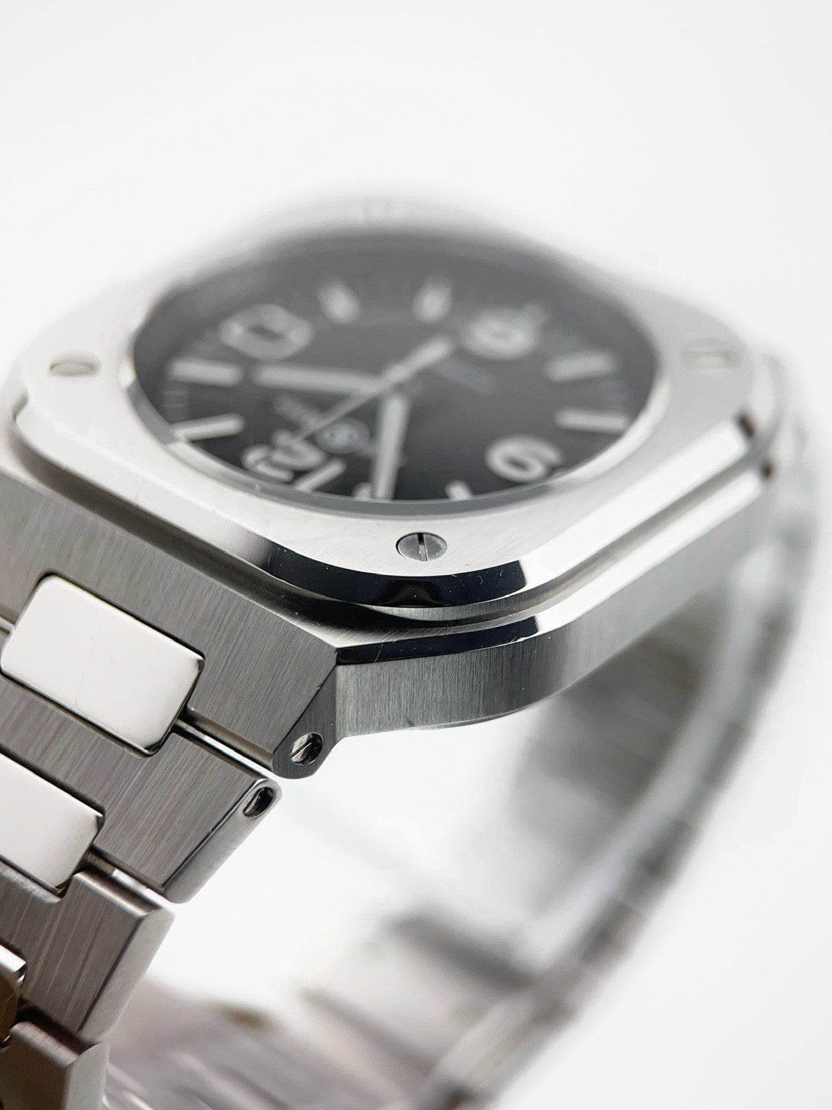 Bell & Ross Stainless Steel Black Dial 40mm Automatic Men's Watch BR05