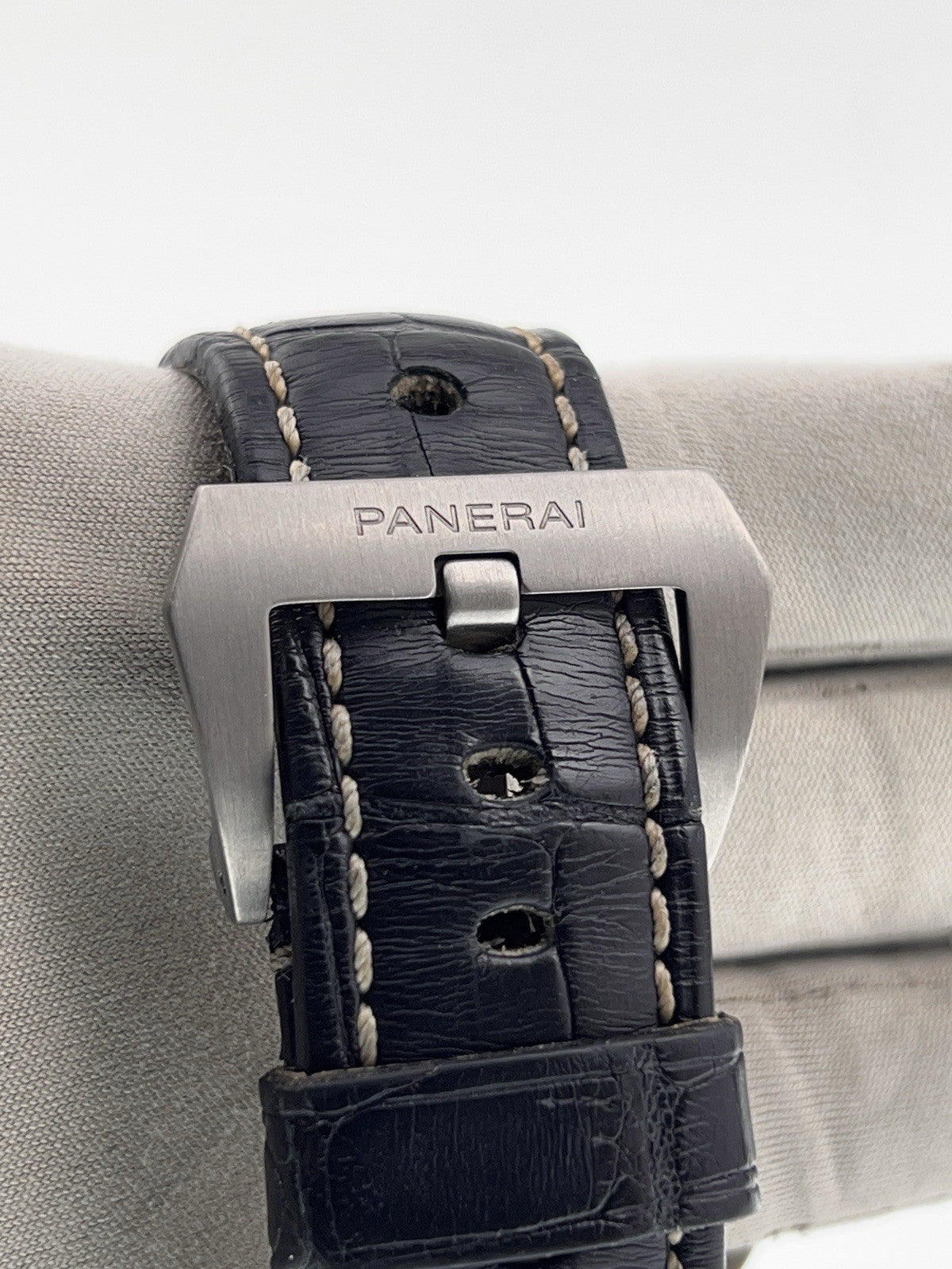 Panerai Luminor Equation Titanium Blue Dial 47mm Wind Up Men's Watch PAM00670