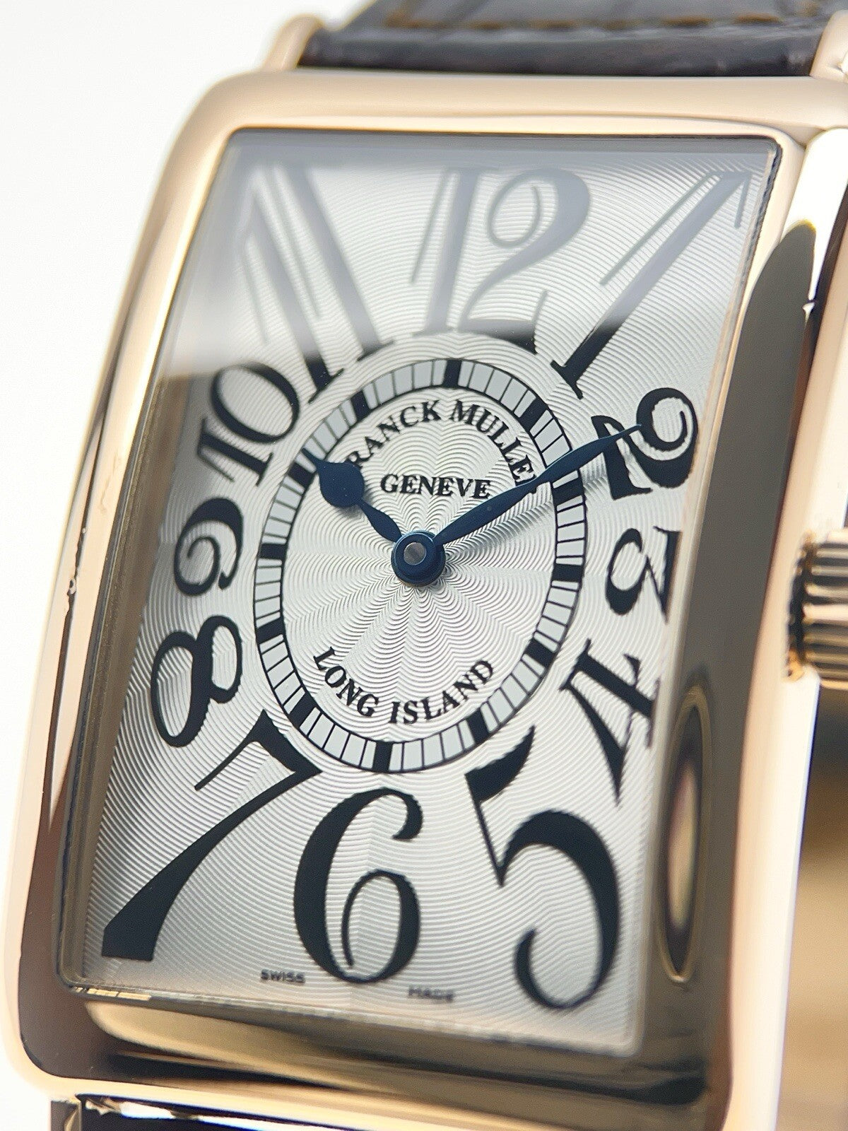 Franck Muller Long Island 18k Rose Gold 36mm Silver Dial Automatic Watch 1000SC