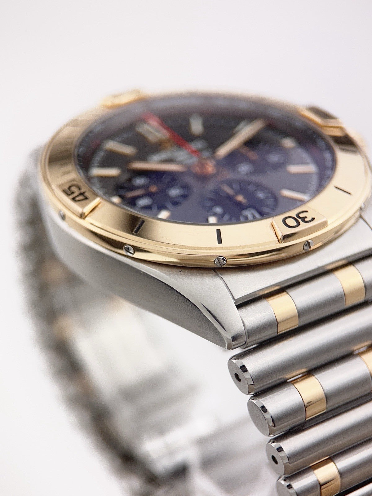 Breitling Chronomat Gold & Steel Grey Dial 42mm Automatic Mens Watch UB0134