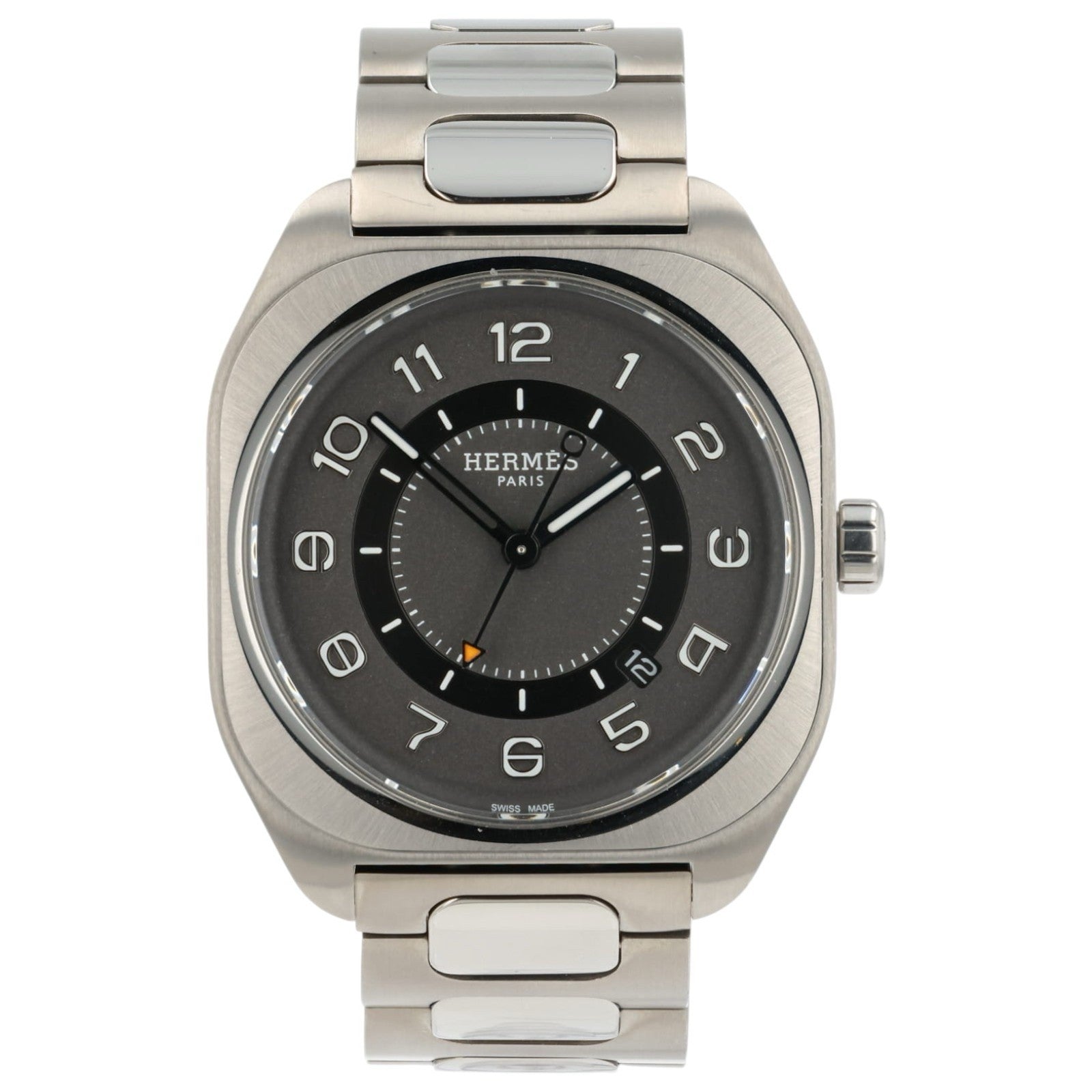 Hermes H08 Gray Dial Titanium 39mm Automatic Movement Mens Watch SP1.741