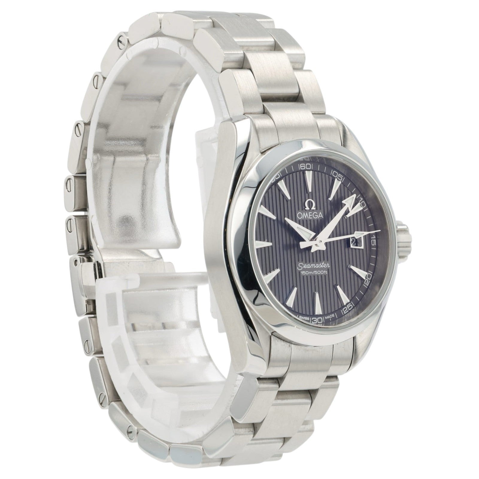 Omega Seamaster Aqua Terra Gray Dial Steel 30mm Quartz Watch 231.10.30.60.06.001