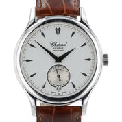 Chopard L.U.C Silver Dial 18k White Gold 36mm Automatic Mens Watch 16/1860