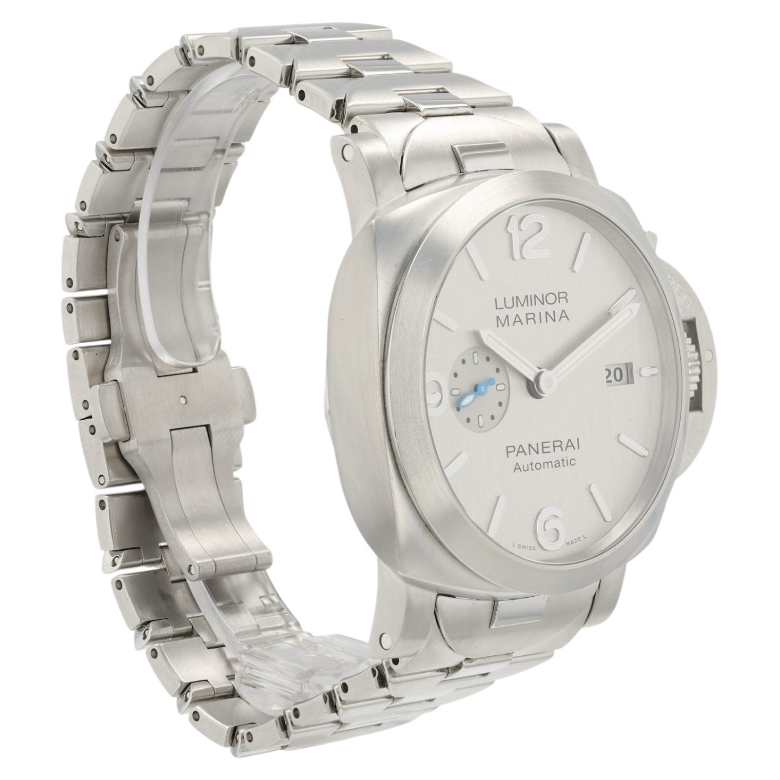 Panerai Luminor Marina Brushed Silver Dial Steel 44mm Automatic Men’s PAM00978