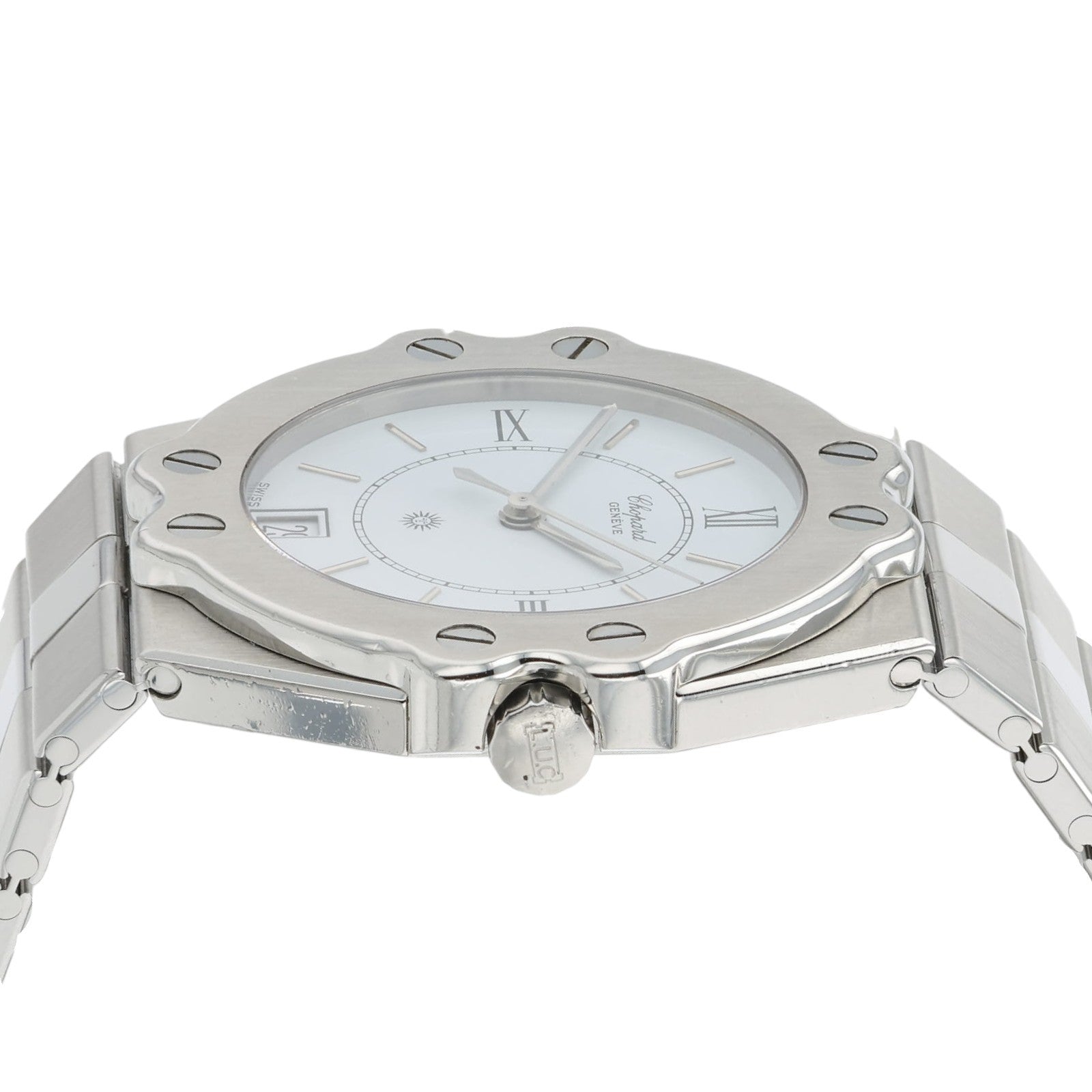 Chopard St. Moritz White Dial Stainless Steel 35mm Automatic Unisex Watch 8075