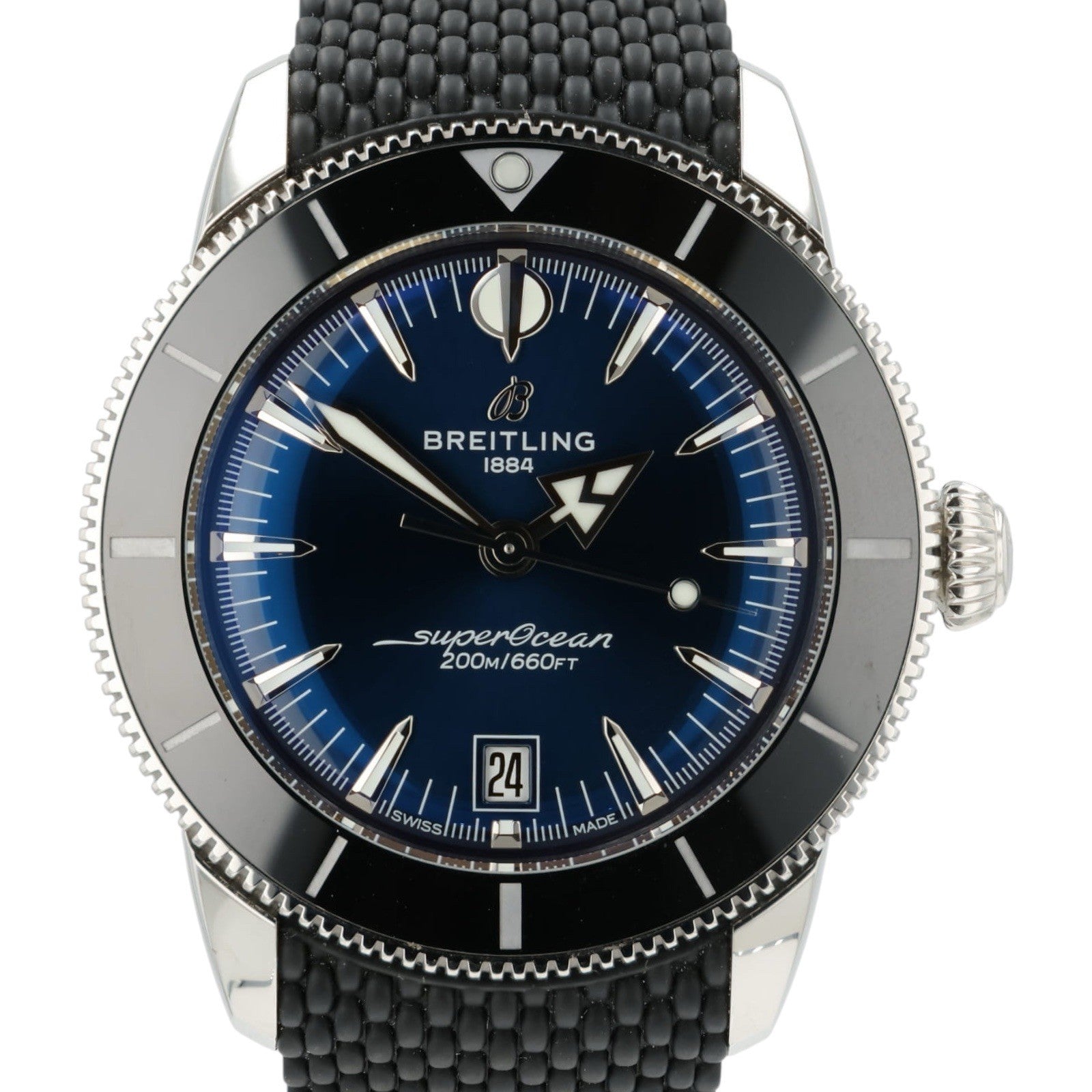 Breitling SuperOcean Heritage Blue Dial Steel 42mm Automatic Mens AB31112A1C1S1