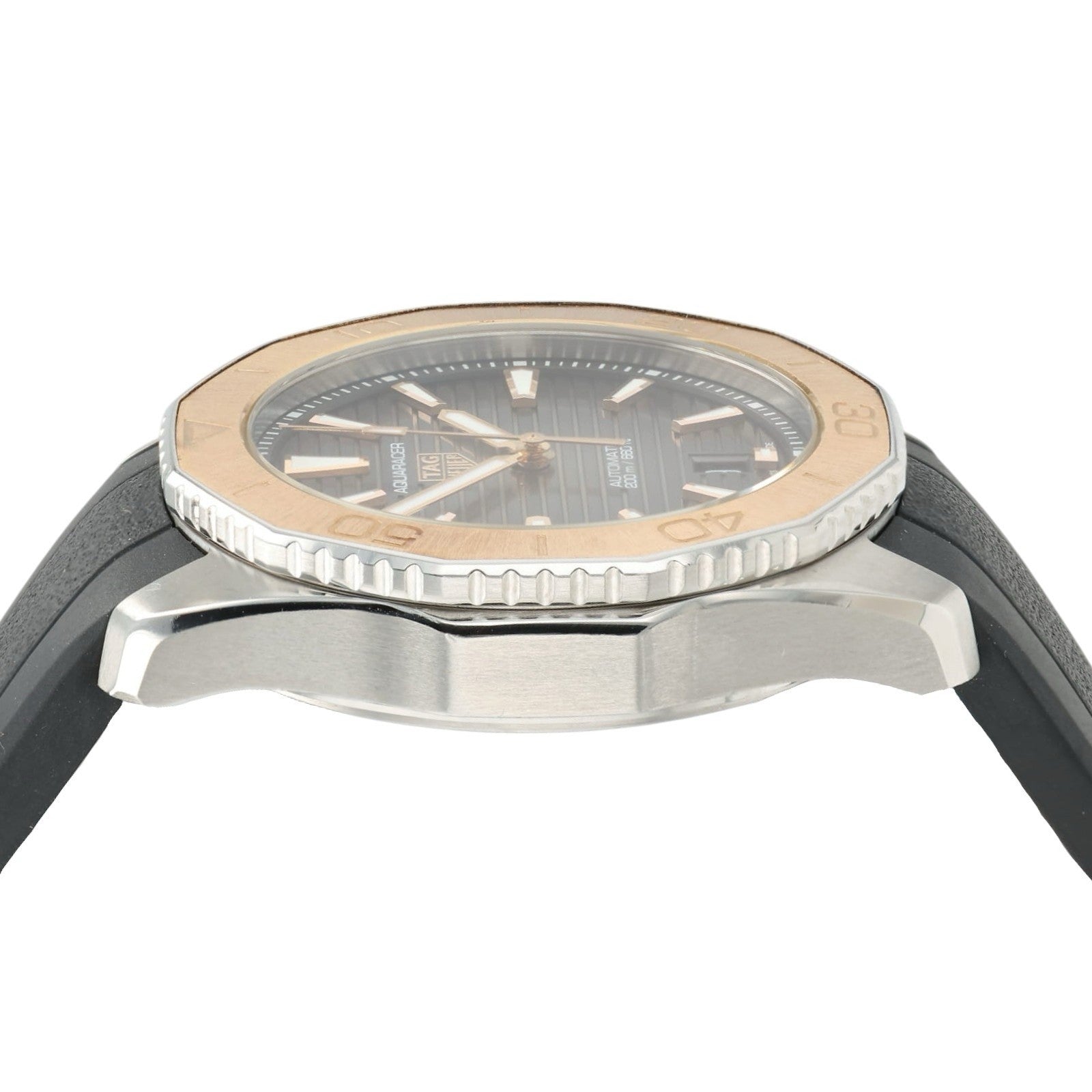 Tag Heuer Aquaracer Black Dial Gold & Steel 40mm Automatic Men’s Watch WBP2151
