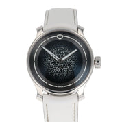 Ming Mosaic Stainless Steel Black Dial 38mm Manual Wind Men’s Watch 37.07