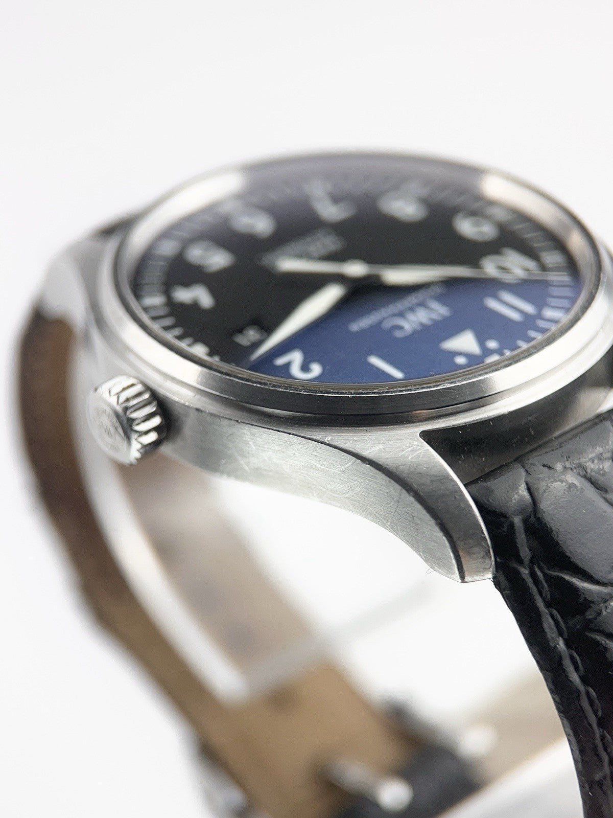 IWC Pilot Mark Stainless Steel Black Dial 40mm Automatic Mens Watch IW327001