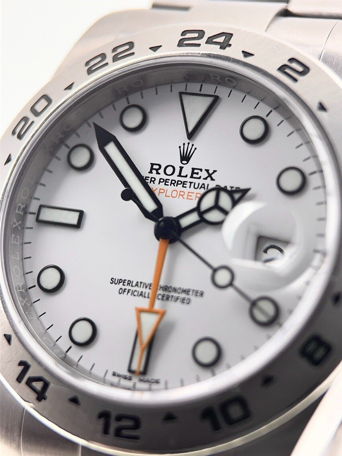 Rolex Explorer II Stainless Steel White Dial 42mm Automatic Men’s Watch 216570