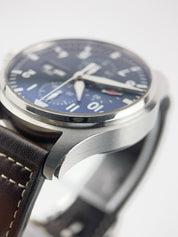 IWC Pilot Stainless Steel Blue Dial 43mm Automatic Movement Men’s Watch IW377714