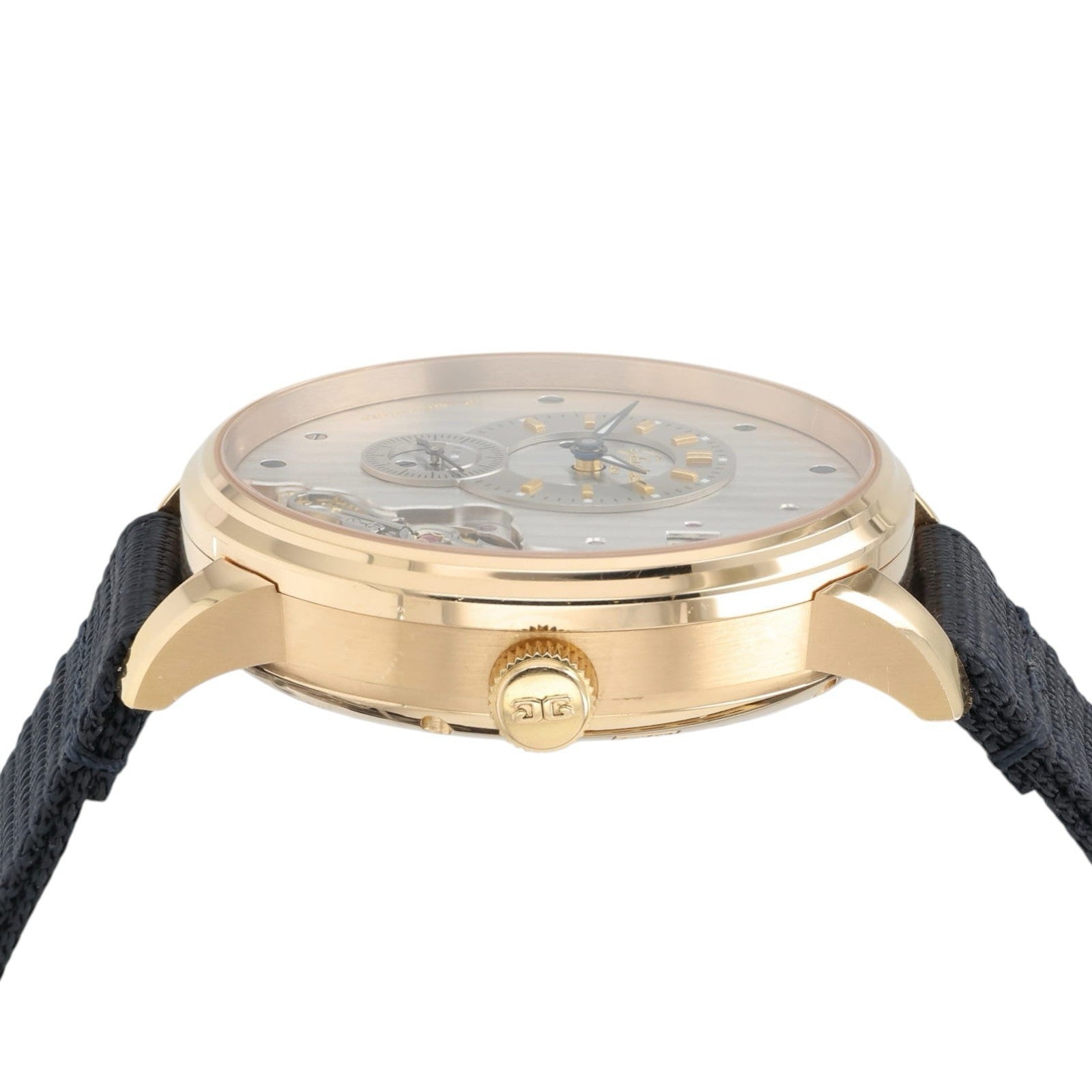 Glashutte PanomaticInverse Silver Dial 18k Rose Gold 42mm Mens 1-91-02-01-05-02