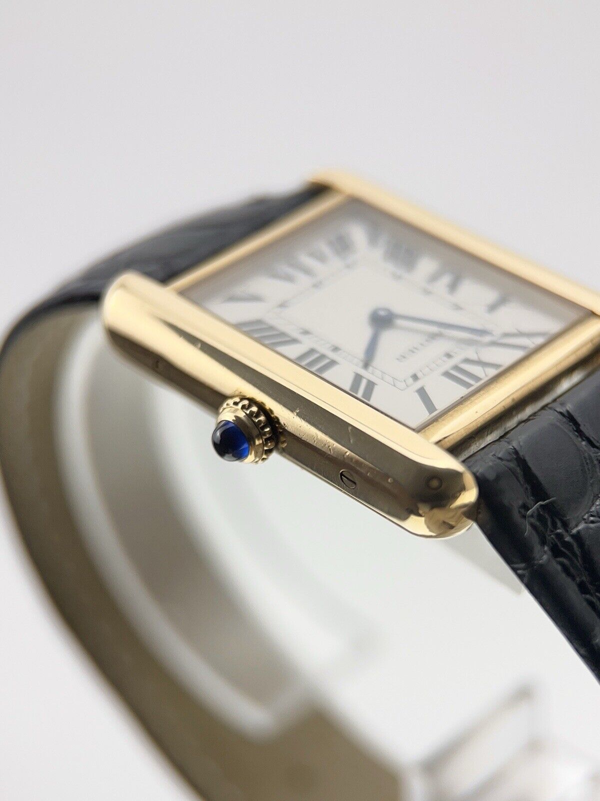 Cartier Tank Solo 18k Yellow Gold and Steel 24mm Quartz Women's Watch