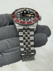 Tudor Black Bay Men's Red Bezel Black Dial 41mm Automatic Watch 7941A1A0RU